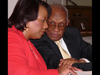 Dr. Bernice King and Dr. Virgil A. Wood